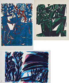 HAP Grieshaber - Konvolut von 3 Druckgrafiken, 70450-17, Van Ham Kunstauktionen
