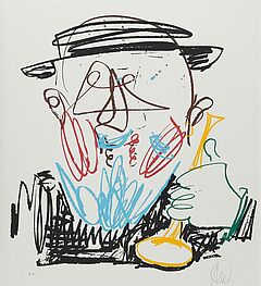 Markus Luepertz - Ohne Titel Trompeter, 64107-34, Van Ham Kunstauktionen