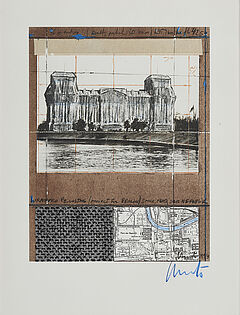Christo - Wrapped Reichstag Project for Berlin, 73117-8, Van Ham Kunstauktionen