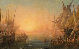 Hafen im Bosporus, 81396-8, Van Ham Kunstauktionen