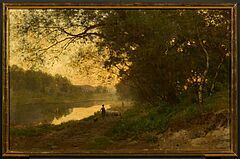 Julius Jakobus van de Sande Bakhuyzen - Schafhirten am Fluss, 73997-2, Van Ham Kunstauktionen