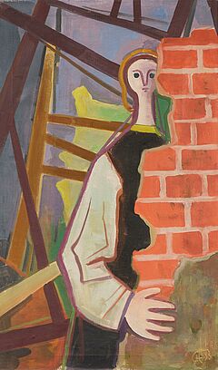 Karl Hofer - Hinter der Mauer, 81661-1, Van Ham Kunstauktionen