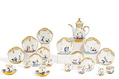 Meissen - Kaffeeservice Dekor 1001 Nacht fuer sechs Personen, 80929-1, Van Ham Kunstauktionen