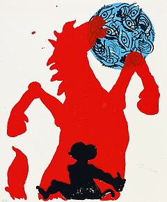 Joerg Immendorff - Ohne Titel, 56284-2, Van Ham Kunstauktionen