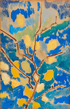 Siegward Sprotte - Ohne Titel Gelbe Blaetter, 70362-19, Van Ham Kunstauktionen