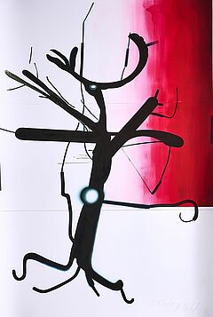 Albert Oehlen - Baum, 75826-3, Van Ham Kunstauktionen