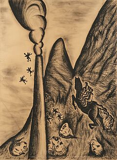 Enzo Cucchi - Die Seelen der Toten gehen zu Pferde, 82000-129, Van Ham Kunstauktionen