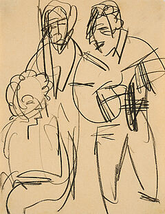 Ernst Ludwig Kirchner - Zieharmonikaspieler beim Bauerntanz, 80374-244, Van Ham Kunstauktionen