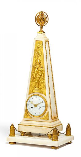 Joseph Leonard Roque - Pendule Obelisk Louis XVI, 81546-16, Van Ham Kunstauktionen