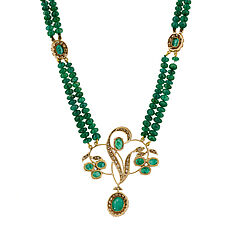Emerald-Diamond Necklace, 81577-1, Van Ham Kunstauktionen