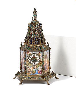 Wien - Praechtige Tuermchenuhr im Stile der Renaissance, 76654-34, Van Ham Kunstauktionen