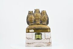 Wien - Tintenfass mit drei Eulen, 75062-9, Van Ham Kunstauktionen