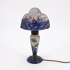 Daum Freres - Tischlampe mit traenenden Herzen, 65452-31, Van Ham Kunstauktionen