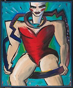 Elvira Bach - Schlangentanz, 73359-1, Van Ham Kunstauktionen