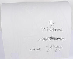 Jonathan Meese - 1 Kolonne, 75561-1, Van Ham Kunstauktionen