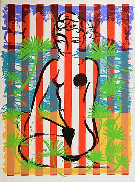 Stefan Szczesny - Nude with red stripes, 63778-28, Van Ham Kunstauktionen