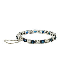 Saphir-Diamant-Armband, 81601-4, Van Ham Kunstauktionen