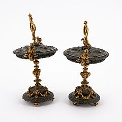 Wohl Oesterreich - Paar kleine Aufsatzschalen Stil Renaissance, 76341-29, Van Ham Kunstauktionen