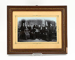 Deutschland - Karte von Hessen und Familienportraet, 68008-495, Van Ham Kunstauktionen