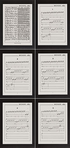 Hanne Darboven - Wende 80, 81209-10, Van Ham Kunstauktionen