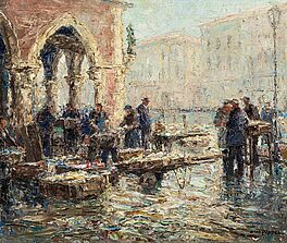 Otto Eduard Pippel - Venezianische Marktstaende, 76962-3, Van Ham Kunstauktionen