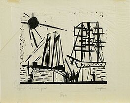 Lyonel Feininger - Angler mit Sonne, 65416-3, Van Ham Kunstauktionen