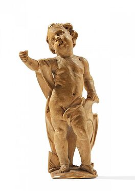 Wuerzburg - Bozetto eines Putto als Schildhalter, 62093-20, Van Ham Kunstauktionen