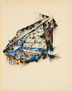 Hans Hal Hans Leistikow - Segelschiff und Leuchtturm, 80374-175, Van Ham Kunstauktionen