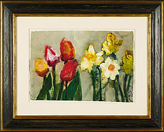 Klaus Fussmann - Narzissen und Tulpen, 80325-3, Van Ham Kunstauktionen