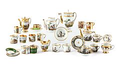 Konvolut von 22 Teilen mit Grisaille und Landschaftsszenen, 76821-154, Van Ham Kunstauktionen