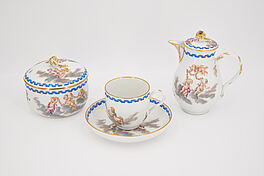 Meissen - Teile aus einem Dejeuner mit Puttendecor, 75714-1, Van Ham Kunstauktionen
