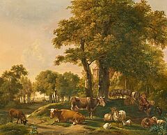 Pieter Gerardus van Os - Hirte mit seinem Vieh, 75326-3, Van Ham Kunstauktionen