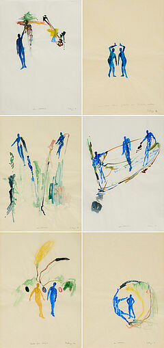 Stefan Pietryga - Konvolut von 12 Papierarbeiten, 80374-917, Van Ham Kunstauktionen