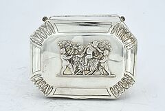 Warschau - Zuckerdose mit Fuellhoernern und Amoretten, 70447-14, Van Ham Kunstauktionen