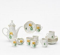 Meissen - Mokkaservice Blumendekor, 56028-3, Van Ham Kunstauktionen