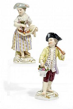 Meissen - Zwei Gaertnerkinder, 56375-15, Van Ham Kunstauktionen
