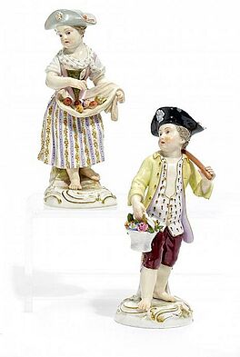 Meissen - Zwei Gaertnerkinder, 56375-15, Van Ham Kunstauktionen