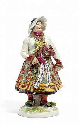 Meissen - Pilsener Kirchgaengerin, 56476-4, Van Ham Kunstauktionen