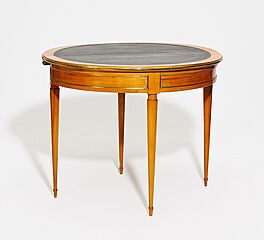 Frankreich - Demi Lune Spieltisch Style Louis XVI, 74004-2, Van Ham Kunstauktionen