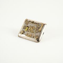 Ivan Petrovich Khlebnikov - Zigarettenetui mit zahlreichen aufgelegten Andenken, 80693-31, Van Ham Kunstauktionen