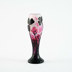 Daum Freres - Kleine Vase mit Kleeblatt, 81427-1, Van Ham Kunstauktionen