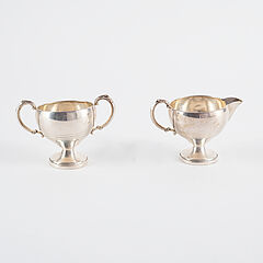 Sauciere, Milchkännchen und Zuckerschale, 79883-78, Van Ham Kunstauktionen