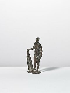 Waldemar Otto - Kleine Stehende mit Gewand, 80100-74005, Van Ham Kunstauktionen