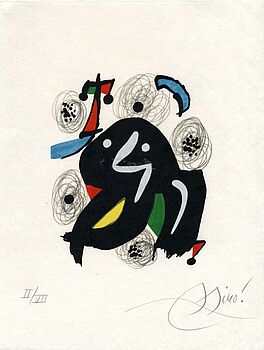 Joan Miro - Aus La melodie acide, 62992-3, Van Ham Kunstauktionen