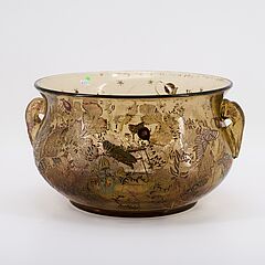 Emile Galle - Grosse Schale mit Emaildekor, 81272-1, Van Ham Kunstauktionen
