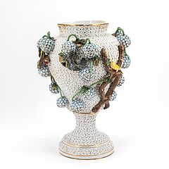 Große Vase mit Schneeballendekor, 79883-38, Van Ham Kunstauktionen