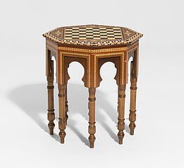 Kleiner Schachtisch und Spiegel, 73714-1, Van Ham Kunstauktionen