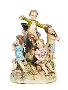 Meissen - Musizierende Kinder, 58999-25, Van Ham Kunstauktionen
