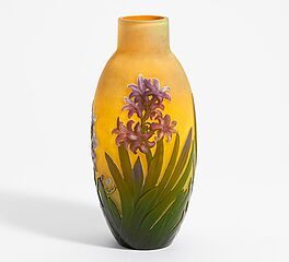 Emile Galle - Vase mit Hyazinthen, 65916-1, Van Ham Kunstauktionen