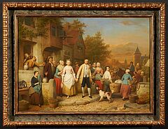 Ferdinand de Braekeleer - Der Auszug des Hochzeitpaares, 76968-3, Van Ham Kunstauktionen